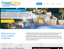 Tablet Screenshot of coastalcoatingresurfacing.com